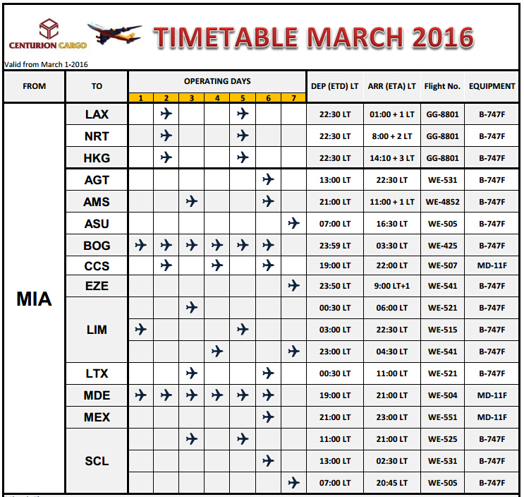 WE航班时刻表，深圳大智通国际货运代理有限公司